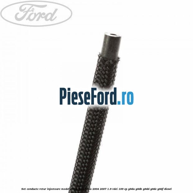 Set conducte retur injectoare model drept Ford Focus 2004-2007 1.6 TDCi 109 cp G8DA, G8DB, G8DD, G8DE, G8DF diesel
