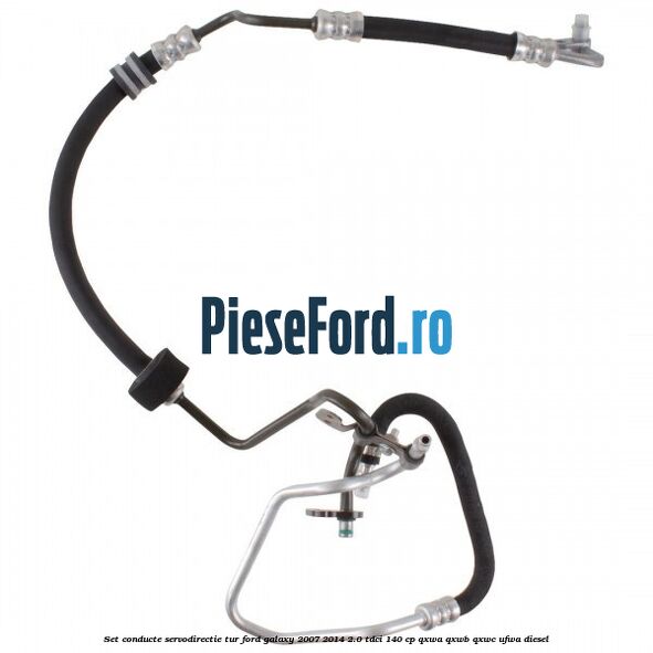 Set conducte servodirectie tur Ford Galaxy 2007-2014 2.0 TDCi 140 cp QXWA, QXWB, QXWC, UFWA diesel
