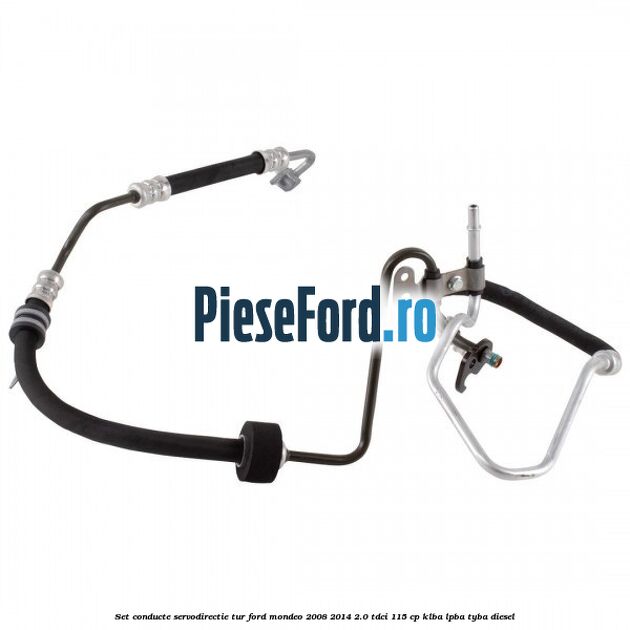 Set conducte servodirectie tur Ford Mondeo 2008-2014 2.0 TDCi 115 cp KLBA, LPBA, TYBA diesel