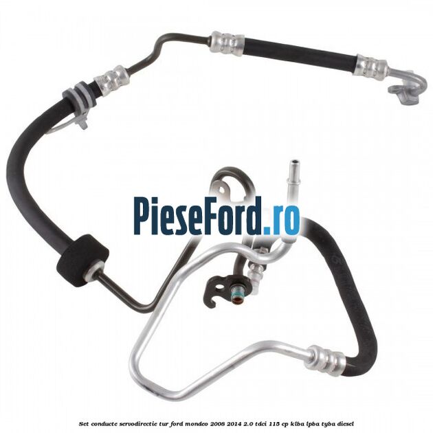 Set conducte servodirectie tur Ford Mondeo 2008-2014 2.0 TDCi 115 cp KLBA, LPBA, TYBA diesel