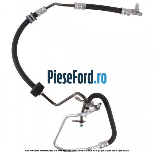 Set conducte servodirectie tur Ford Mondeo 2008-2014 2.0 TDCi 140 cp QXBA, QXBB, UFBA, UFBB diesel