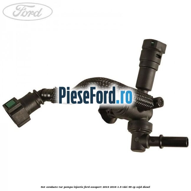 Set conducte tur pompa injectie Ford EcoSport 2013-2018 1.5 TDCi 95 cp XVJD diesel