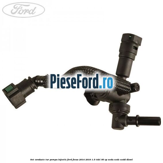 Set conducte tur pompa injectie Ford Focus 2014-2018 1.5 TDCi 95 cp XXDA, XXDC, XXDD diesel