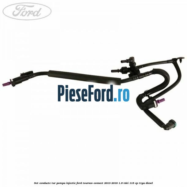 Set conducte tur pompa injectie Ford Tourneo Connect 2013-2018 1.6 TDCi 115 cp T1GA diesel