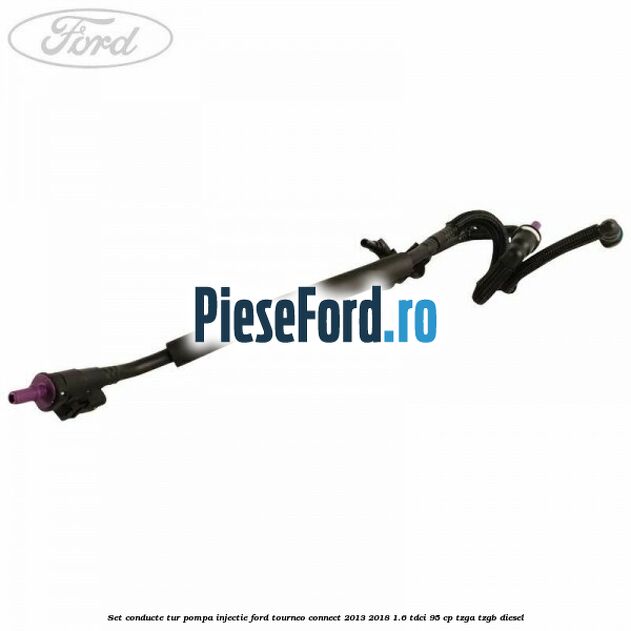 Set conducte tur pompa injectie Ford Tourneo Connect 2013-2018 1.6 TDCi 95 cp TZGA, TZGB diesel