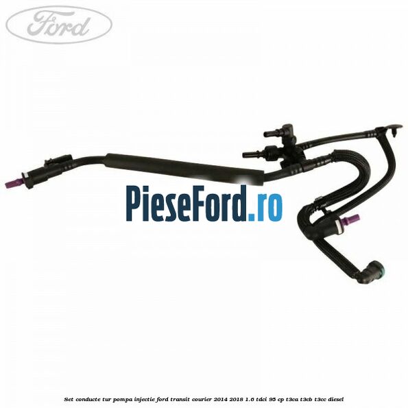 Set conducte tur pompa injectie Ford Transit Courier 2014-2018 1.6 TDCi 95 cp T3CA, T3CB, T3CC diesel