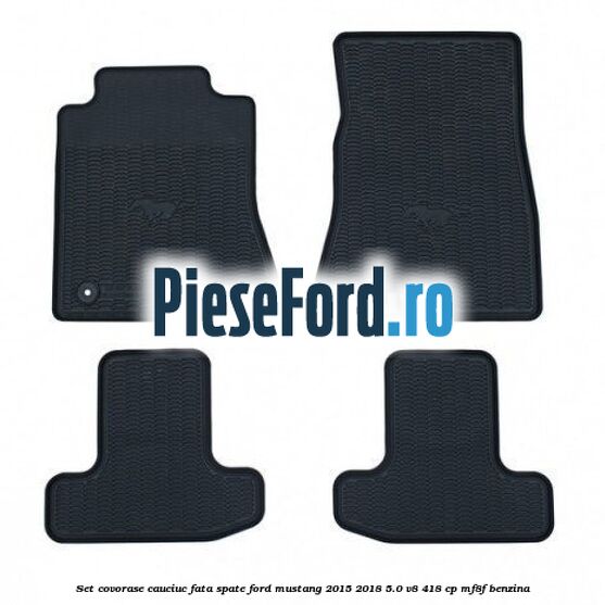 Set covorase cauciuc fata, spate Ford Mustang 2015-2018 5.0 V8 418 cp MF8F benzina