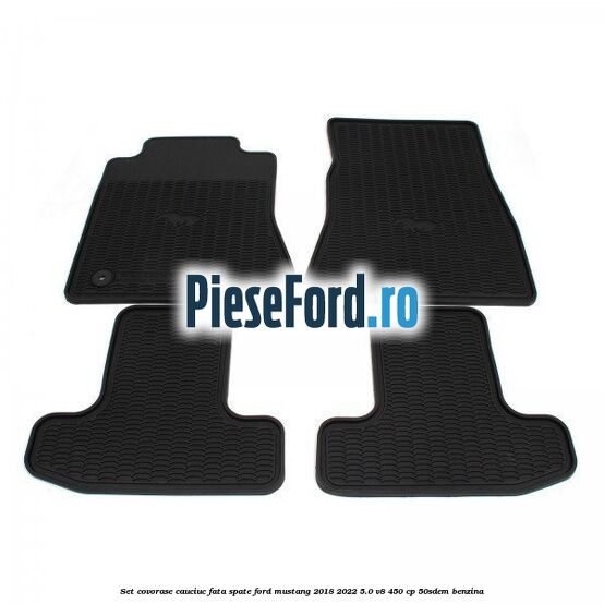 Set covorase cauciuc fata, spate Ford Mustang 2018-2022 5.0 V8 450 cp 50SDEM benzina