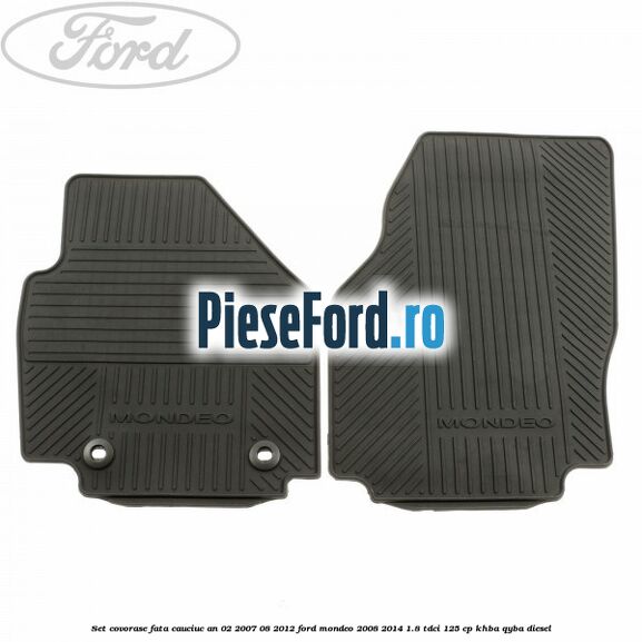 Set covorase fata cauciuc an 02/2007-08/2012 Ford Mondeo 2008-2014 1.8 TDCi 125 cp KHBA, QYBA diesel
