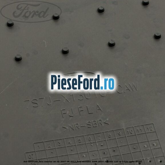 Set covorase fata cauciuc an 02/2007-08/2012 Ford Mondeo 2008-2014 1.8 TDCi 125 cp Set covorase fata cauciuc an 02/2007-08/2012 Ford Mondeo 2008-2014 1.8 TDCi 125 cp KHBA, QYBA diesel