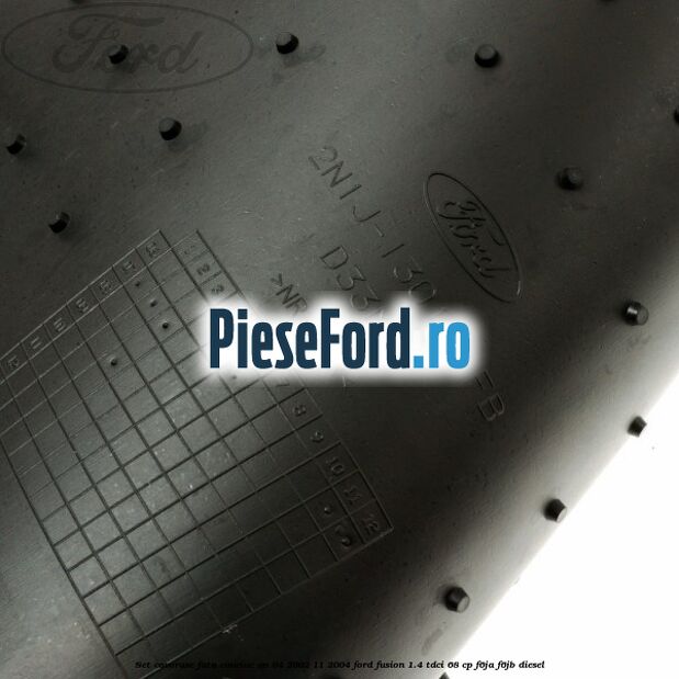 Set covorase fata cauciuc an 04/2002-11/2004 Ford Fusion 1.4 TDCi 68 cp F6JA, F6JB diesel