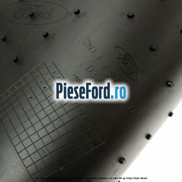 Set covorase fata cauciuc an 04/2002-11/2004 Ford Fusion 1.6 TDCi 90 cp HHJA, HHJB diesel