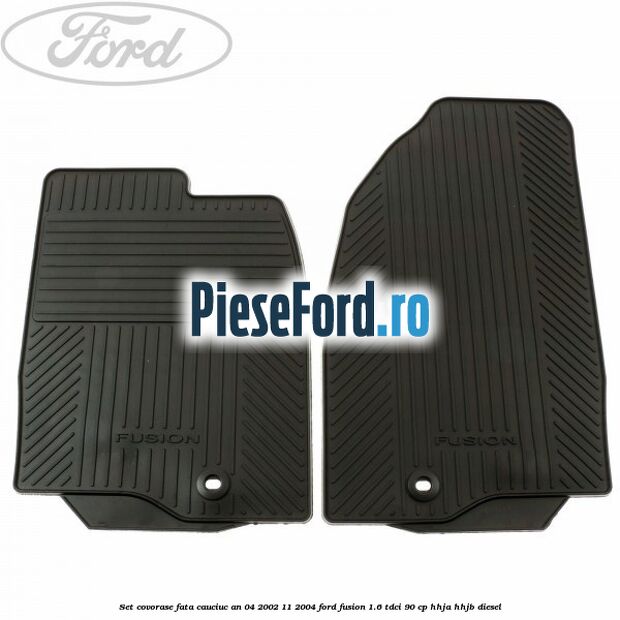 Set covorase fata cauciuc an 04/2002-11/2004 Ford Fusion 1.6 TDCi 90 cp HHJA, HHJB diesel