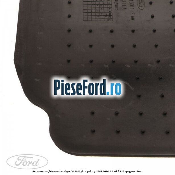 Set covorase fata, cauciuc dupa 08/2012 Ford Galaxy 2007-2014 1.8 TDCi 125 cp QYWA diesel