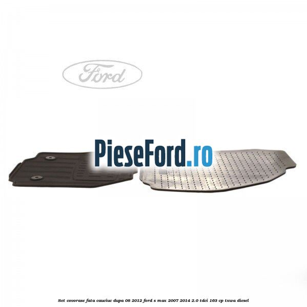 Set covorase fata, cauciuc dupa 08/2012 Ford S-Max 2007-2014 2.0 TDCi 163 cp TXWA diesel