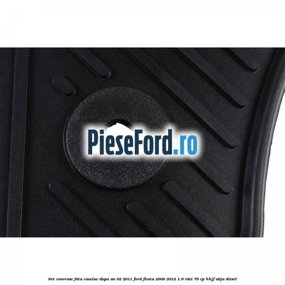 Set covorase fata, cauciuc dupa an 02/2011 Ford Fiesta 2008-2012 1.6 TDCi 75 cp HHJF, UBJA diesel