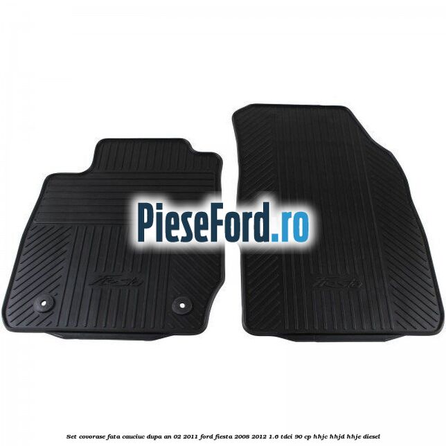 Set covorase fata, cauciuc dupa an 02/2011 Ford Fiesta 2008-2012 1.6 TDCi 90 cp HHJC, HHJD, HHJE diesel