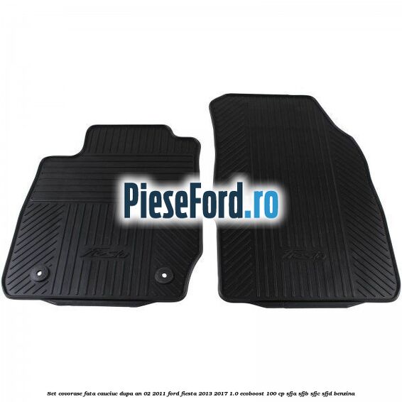 Set covorase fata, cauciuc dupa an 02/2011 Ford Fiesta 2013-2017 1.0 EcoBoost 100 cp SFJA, SFJB, SFJC, SFJD benzina