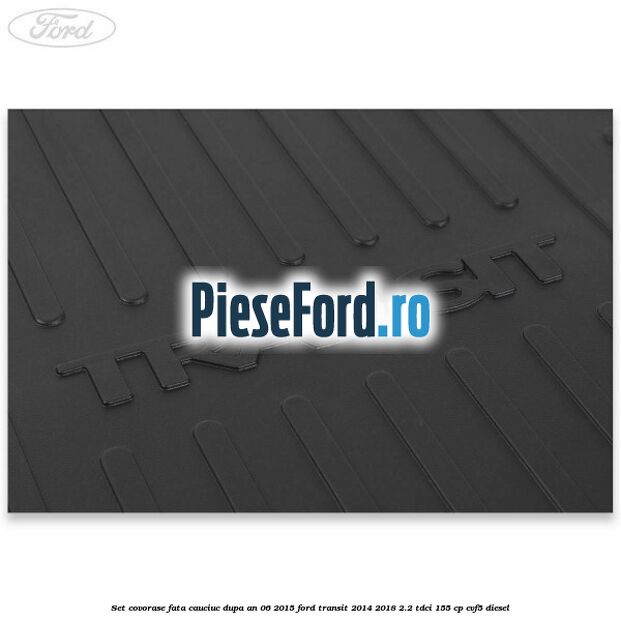 Set covorase fata, cauciuc dupa an 06/2015 Ford Transit 2014-2018 2.2 TDCi 155 cp CVF5 diesel
