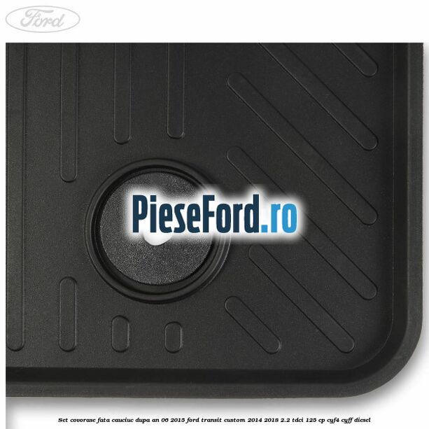 Set covorase fata, cauciuc dupa an 06/2015 Ford Transit Custom 2014-2018 2.2 TDCi 125 cp CYF4, CYFF diesel