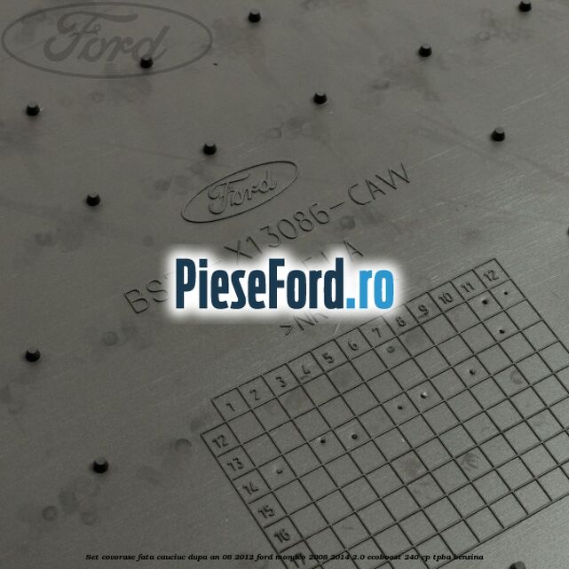 Set covorase fata cauciuc dupa an 08/2012 Ford Mondeo 2008-2014 2.0 EcoBoost 240 cp TPBA benzina