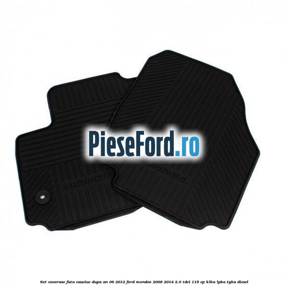 Set covorase fata cauciuc dupa an 08/2012 Ford Mondeo 2008-2014 2.0 TDCi 115 cp