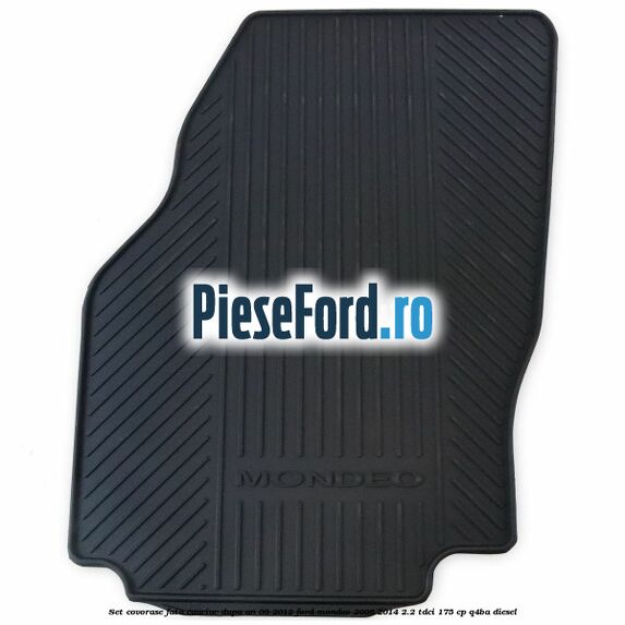 Set covorase fata cauciuc dupa an 08/2012 Ford Mondeo 2008-2014 2.2 TDCi 175 cp Q4BA diesel