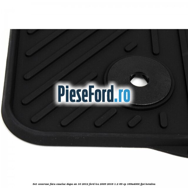 Set covorase fata, cauciuc dupa an 10/2012 Ford Ka 2009-2016 1.2 69 cp 169A4000, FP4 benzina
