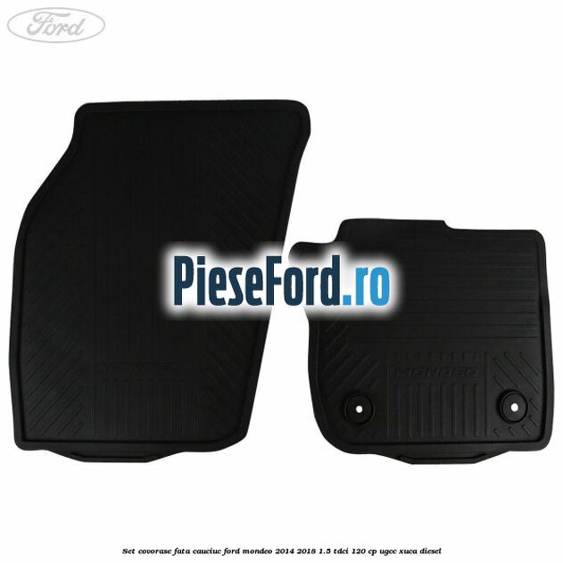 Set covorase fata, cauciuc Ford Mondeo 2014-2018 1.5 TDCi 120 cp UGCC, XUCA diesel