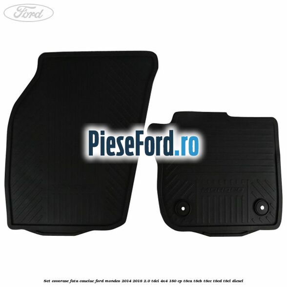Set covorase fata, cauciuc Ford Mondeo 2014-2018 2.0 TDCi 4x4 180 cp T8CA, T8CB, T8CC, T8CD, T8CL diesel