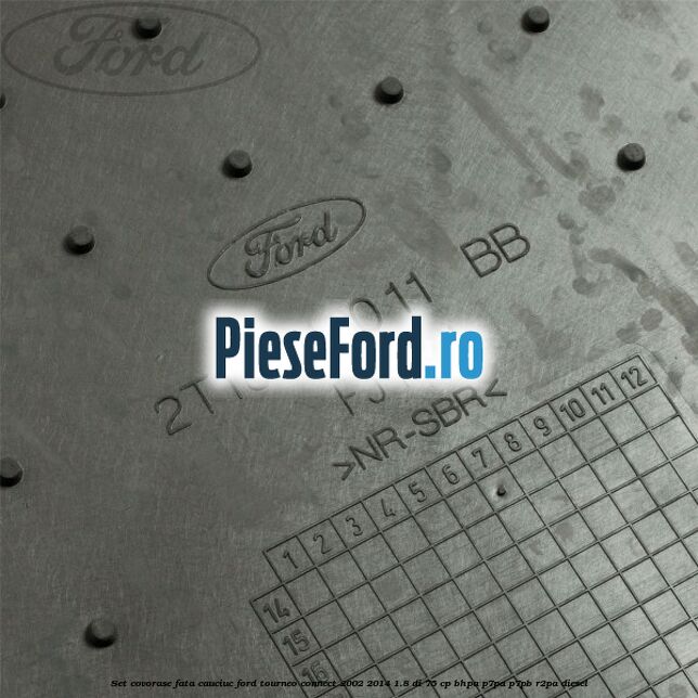 Set covorase fata, cauciuc Ford Tourneo Connect 2002-2014 1.8 Di 75 cp BHPA, P7PA, P7PB, R2PA diesel
