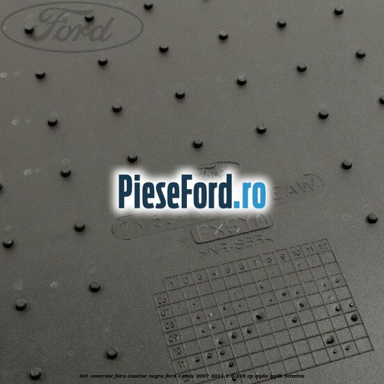 Set covorase fata cauciuc negru Ford C-Max 2007-2011 1.8 125 cp QQDA, QQDB benzina