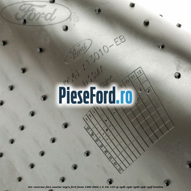 Set covorase fata, cauciuc negru Ford Focus 1998-2004 1.8 16V 115 cp EYDB, EYDC, EYDD, EYDE, EYDF benzina