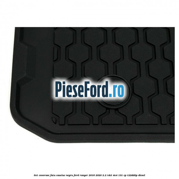 Set covorase fata, cauciuc negru Ford Ranger 2016-2020 2.2 TDCi 4x4 131 cp T22DD0P diesel