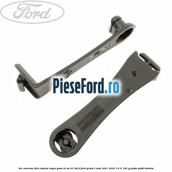 Set covorase fata cauciuc negru pana in an 01/2012 Ford Grand C-Max 2011-2015 1.6 Ti 125 cp PNDA, PNDD benzina