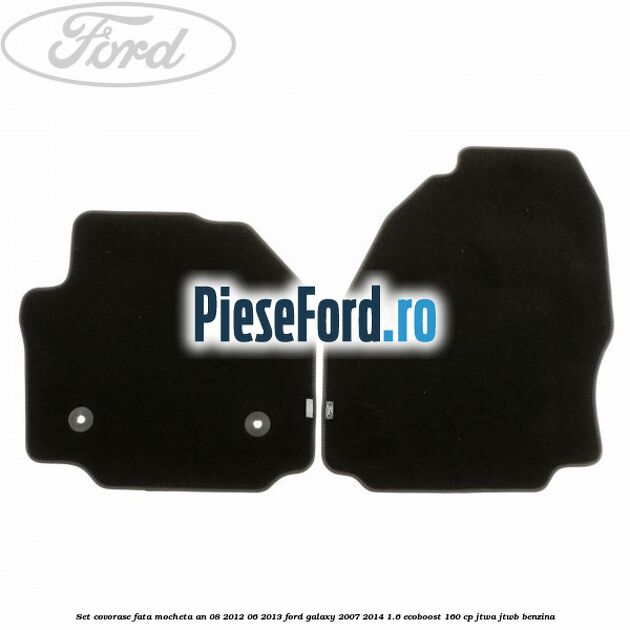 Set covorase fata mocheta an 08/2012-06/2013 Ford Galaxy 2007-2014 1.6 EcoBoost 160 cp JTWA, JTWB benzina