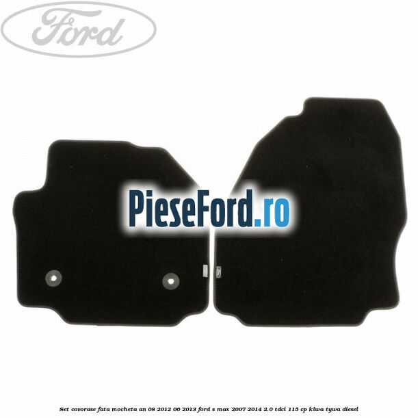 Set covorase fata mocheta an 08/2012-06/2013 Ford S-Max 2007-2014 2.0 TDCi 115 cp KLWA, TYWA diesel