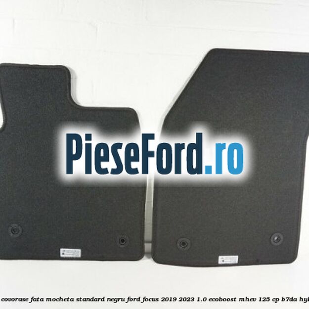 Set covorase fata mocheta standard negru Ford Focus 2019-2023 1.0 EcoBoost mHEV 125 cp B7DA Hybrid