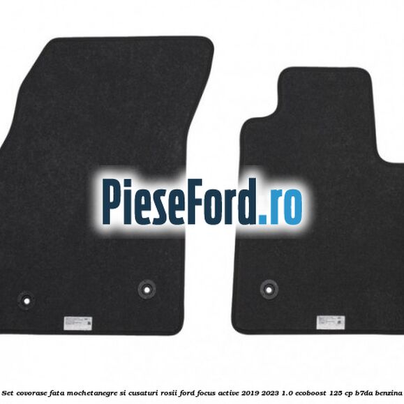 Set covorase fata mocheta,negre si cusaturi rosii Ford Focus Active 2019-2023 1.0 EcoBoost 125 cp Set covorase fata mocheta,negre si cusaturi rosii Ford Focus Active 2019-2023 1.0 EcoBoost 125 cp B7DA benzina