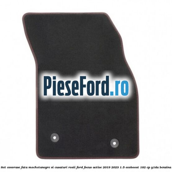 Set covorase fata mocheta,negre si cusaturi rosii Ford Focus Active 2019-2023 1.5 EcoBoost 182 cp Y1DA benzina