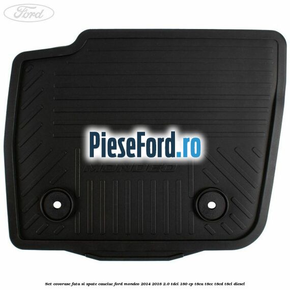 Set covorase fata si spate cauciuc Ford Mondeo 2014-2018 2.0 TDCi 180 cp T8CA, T8CC, T8CD, T8CL diesel