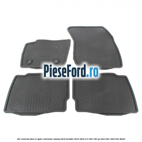 Set covorase fata si spate conturate, cauciuc Ford Mondeo 2014-2018 2.0 TDCi 180 cp