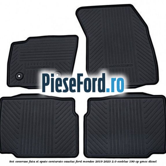 Set covorase fata si spate conturate, cauciuc Ford Mondeo 2019-2023 2.0 EcoBlue 190 cp YMCC diesel