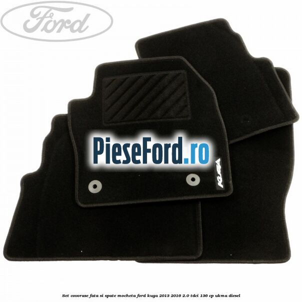 Set covorase fata si spate, mocheta Ford Kuga 2013-2016 2.0 TDCi 136 cp UKMA diesel