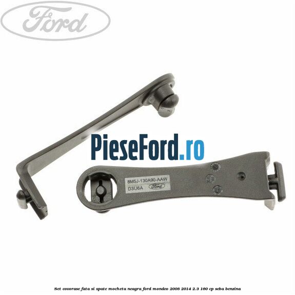 Set covorase fata si spate, mocheta neagra Ford Mondeo 2008-2014 2.3 160 cp SEBA benzina