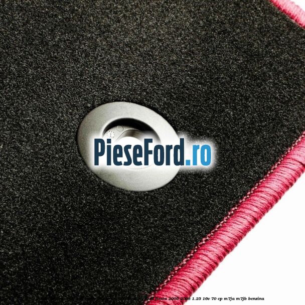 Set covorase fata si spate velour infra red ebony Ford Fiesta 2005-2008 1.25 16V 70 cp M7JA, M7JB benzina