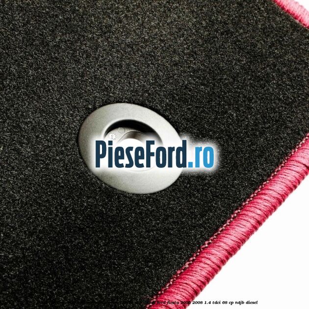 Set covorase fata si spate velour infra red ebony Ford Fiesta 2005-2008 1.4 TDCi 68 cp N4JB diesel