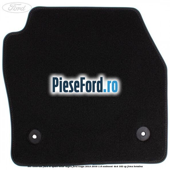 Set covorase fata si spate, velur negru Ford Kuga 2013-2016 1.6 EcoBoost 4x4 182 cp JTMA benzina