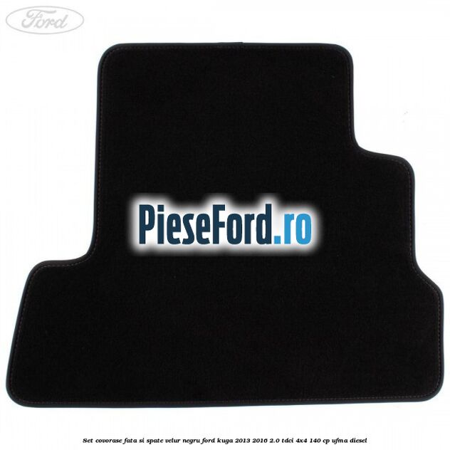 Set covorase fata si spate, velur negru Ford Kuga 2013-2016 2.0 TDCi 4x4 140 cp UFMA diesel