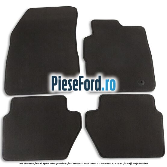 Set covorase fata si spate, velur premium Ford EcoSport 2013-2018 1.0 EcoBoost 125 cp Set covorase fata si spate, velur premium Ford EcoSport 2013-2018 1.0 EcoBoost 125 cp M1JC, M1JJ, M1JU benzina